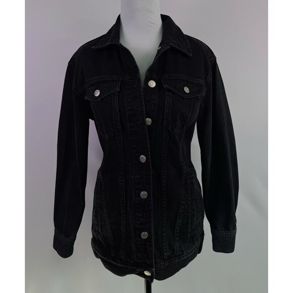 Madewell Jackets & Blazers - Madewell Black Denim Trucker Jacket Women’s XXS Classic Fit